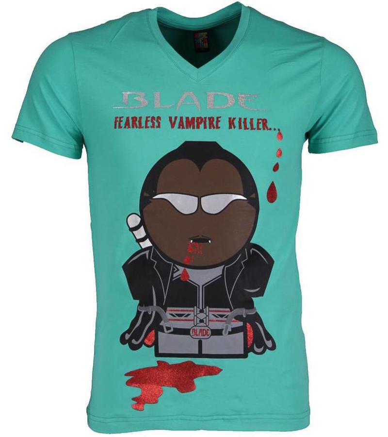 Mascherano Camisetas - Blade Fearless Vampire Killer - Verde