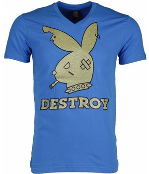 Mascherano Camisetas - Destroy - Azul