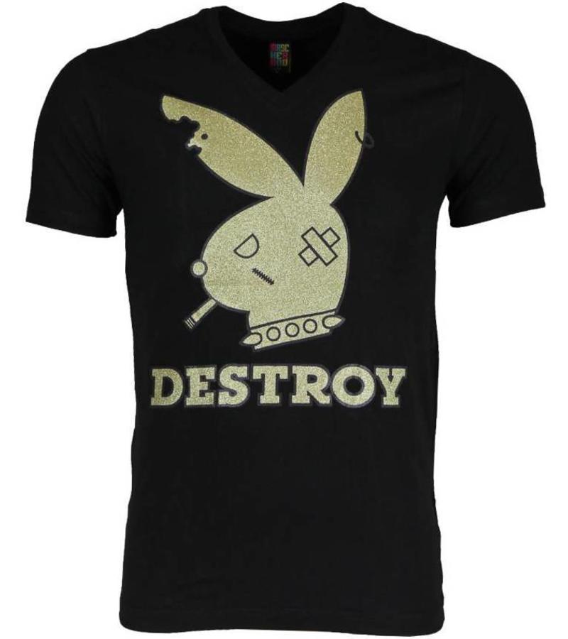 Mascherano Camisetas - Destroy - Negro