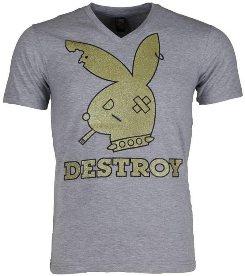 Mascherano Camisetas - Destroy - Gris