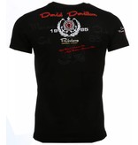 David Mello Camisetas - Club Riviera Camiseta Italiano - Negro