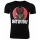 Camisetas - A-team Mr.T Shut Up Fool Print - Negro