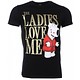 Camisetas - The Ladies Love Me Print - Negro