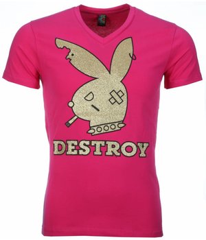 Mascherano Camisetas - Destroy - Rosado