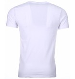 Mascherano Camisetas - Scarface Made To Get Paid Print - Blanco