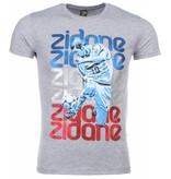 Mascherano Camisetas - Zidane Print - Gris