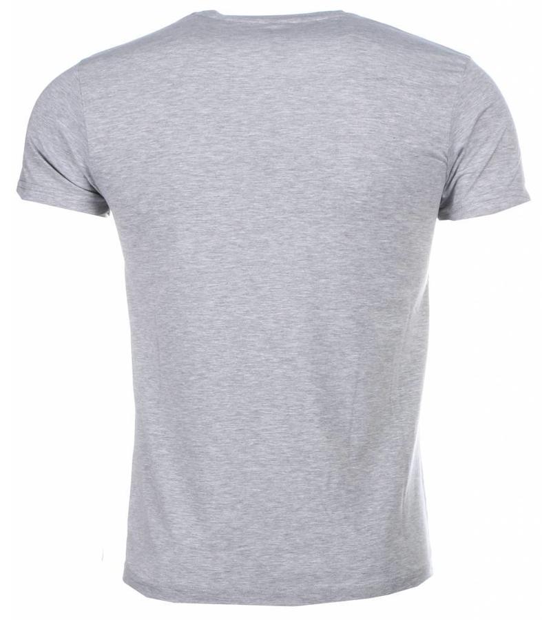 Mascherano Camisetas - Zidane Print - Gris