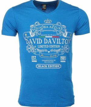 Mascherano Camisetas - Black Edition Print - Azul
