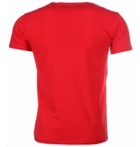 Mascherano Camisetas - Tiger Print - Rojo