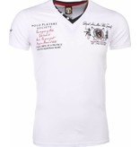 David Mello Camisetas - Club Polo Players Camiseta Italiano hombre - Blanco