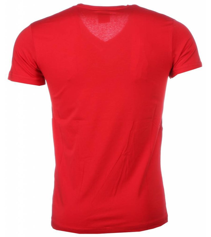 David Mello Camisetas - Basica Exclusivo - Rojo