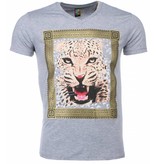 Mascherano Camisetas - Tiger Print - Gris