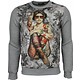 Sudaderas - Floral Motif Tattooed Lady Sudaderas hombre - Gris