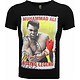 Camisetas - Muhammad Ali Stamp Print - Negro