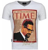 Local Fanatic Camisetas - Malcolm X Camisetas Personalizadas - Blanco