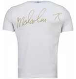 Local Fanatic Camisetas - Malcolm X Camisetas Personalizadas - Blanco