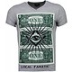Camisetas - Golddigger Dollar Camisetas Personalizadas - Gris