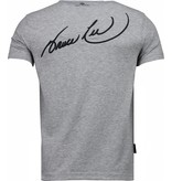 Local Fanatic Camisetas - Bruce Lee Ying Yang  Camisetas Personalizadas - Gris