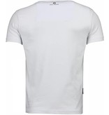 Local Fanatic Camisetas - Golden Boy vs Iron Mike  Camisetas Personalizadas - Blanco