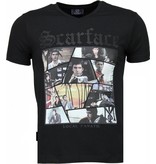 Local Fanatic Camisetas - Scarface TM Camisetas Personalizadas - Negro