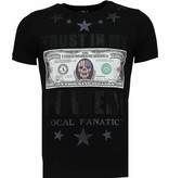 Local Fanatic Camisetas - Trust In My Power Rhinestone Camisetas Personalizadas - Negro
