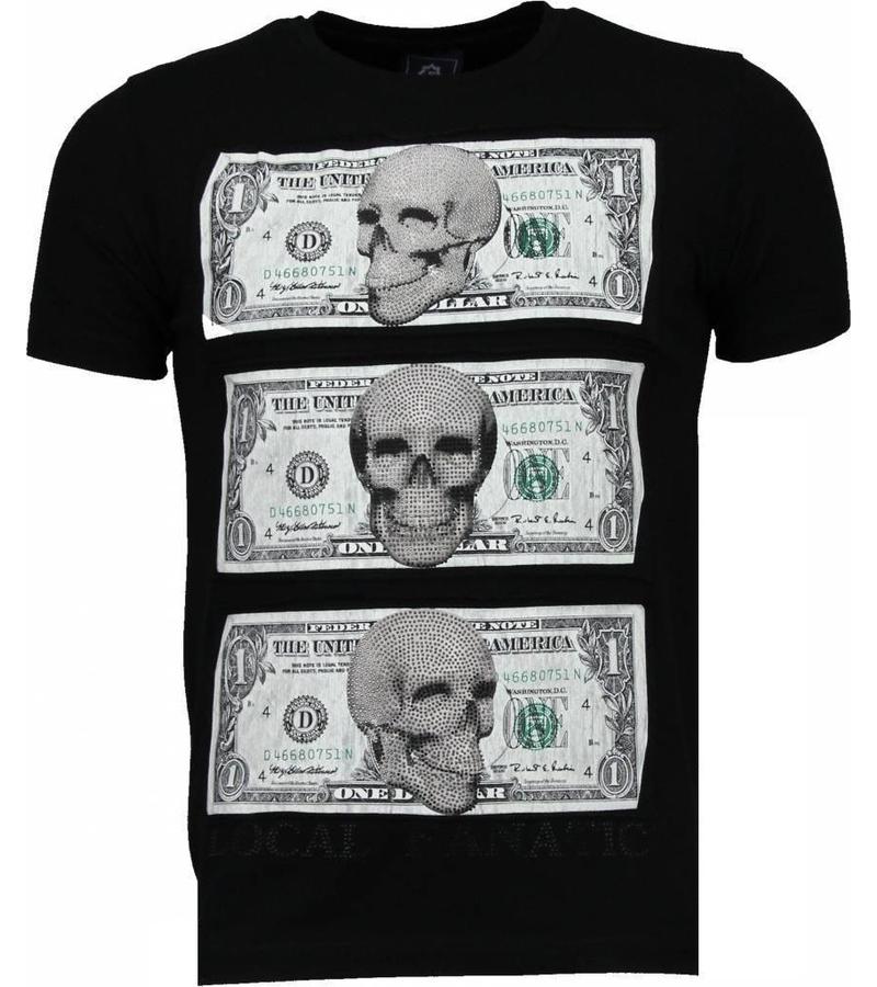 Local Fanatic Camisetas - Beter Have My Money Rhinestone Camisetas Personalizadas - Negro