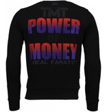 Local Fanatic Sudaderas - Mayweather Rhinestone Sudaderas hombre - Negro