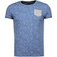 Camisetas - Patrón de la Hoja Verano - Azul