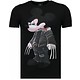 Camisetas - Bad Mouse Rhinestone Camisetas Personalizadas - Negro