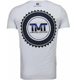 Local Fanatic Camisetas - Golden Boy Mayweather Rhinestone Camisetas Personalizadas - Blanco