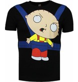 Mascherano Camisetas - Baby Stewie - Negro