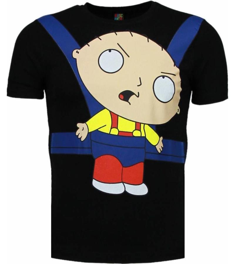 Mascherano Camisetas - Baby Stewie - Negro