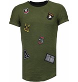 John H Camisetas - Exclusive Military Patches - Verde