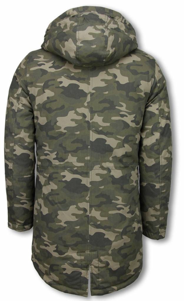 parka camuflaje hombre