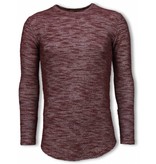 Â© MAN Jersey - Mixto Longfit Jersey hombre - Burdeos