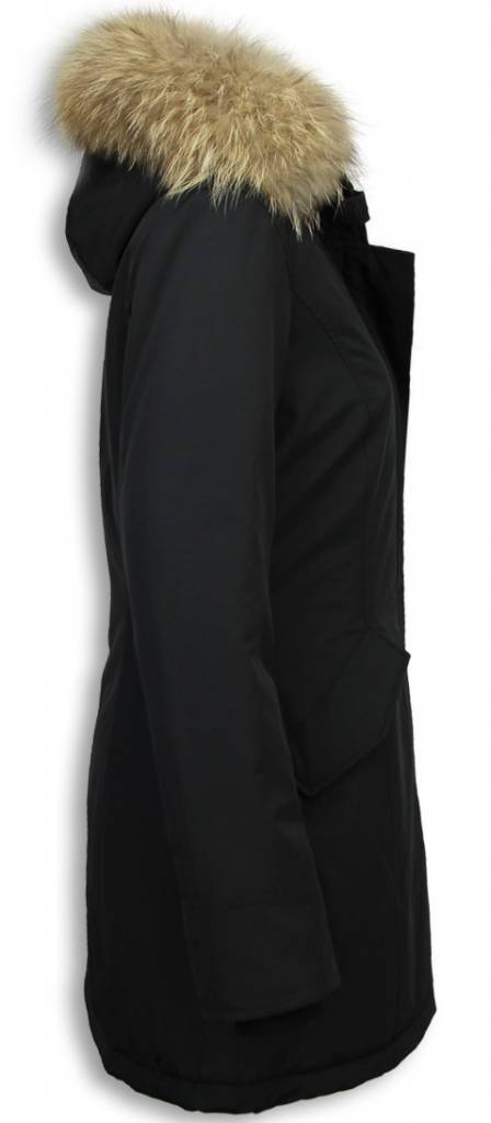 Gentile Bellini Parkas Mujer Wooly Long De Invierno Negro - textil Parkas  Mujer 209,99 €