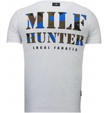 Local Fanatic Camisetas - Predator Rhinestone Camisetas Personalizadas - Blanco Local Fanatic Camisetas - Predator Rhinestone Camisetas Personalizadas - Blanco