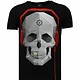 Camisetas - Skull Bring The Beat Rhinestone Camisetas Personalizadas - Negro