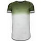 Camisetas - Flare Effect de dos colores Long Fit - Verde