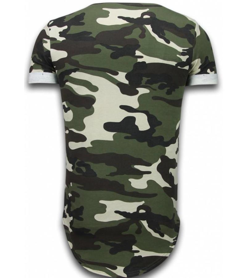 Uniplay Camisetas - Known Camuflaje Longfit - Verde