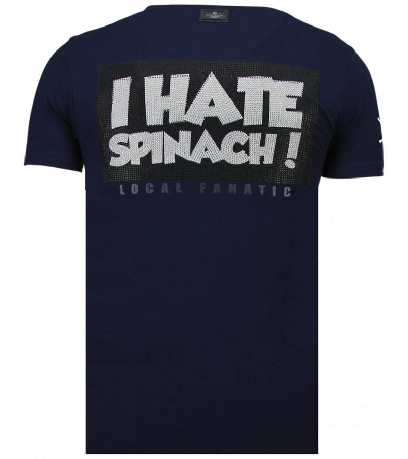 Local Fanatic Camisetas - The Sailor Man Rhinestone Camisetas Personalizadas - Azul