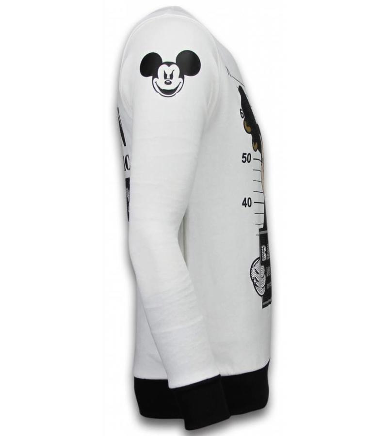 Local Fanatic Sudaderas - Bad Mouse Sudaderas hombre - Blanco