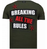 Local Fanatic Camisetas - Marilyn Rockstar Rhinestone Camisetas Personalizadas - Verde Local Fanatic Camisetas - Marilyn Rockstar Rhinestone Camisetas Personalizadas - Verde