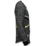 Local Fanatic Longfit Embriordry - Patches Para El Suéter - Elite Crew - Gris