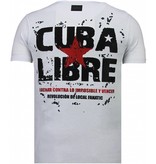 Local Fanatic Camisetas - Che Guevara Comandante Rhinestone Camisetas Personalizadas - Blanco