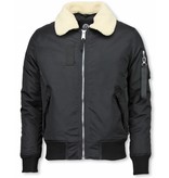 Y chromosome Parkas Hombre - Pilotos ocasionales Jack Men - Bomber Jack - Negro