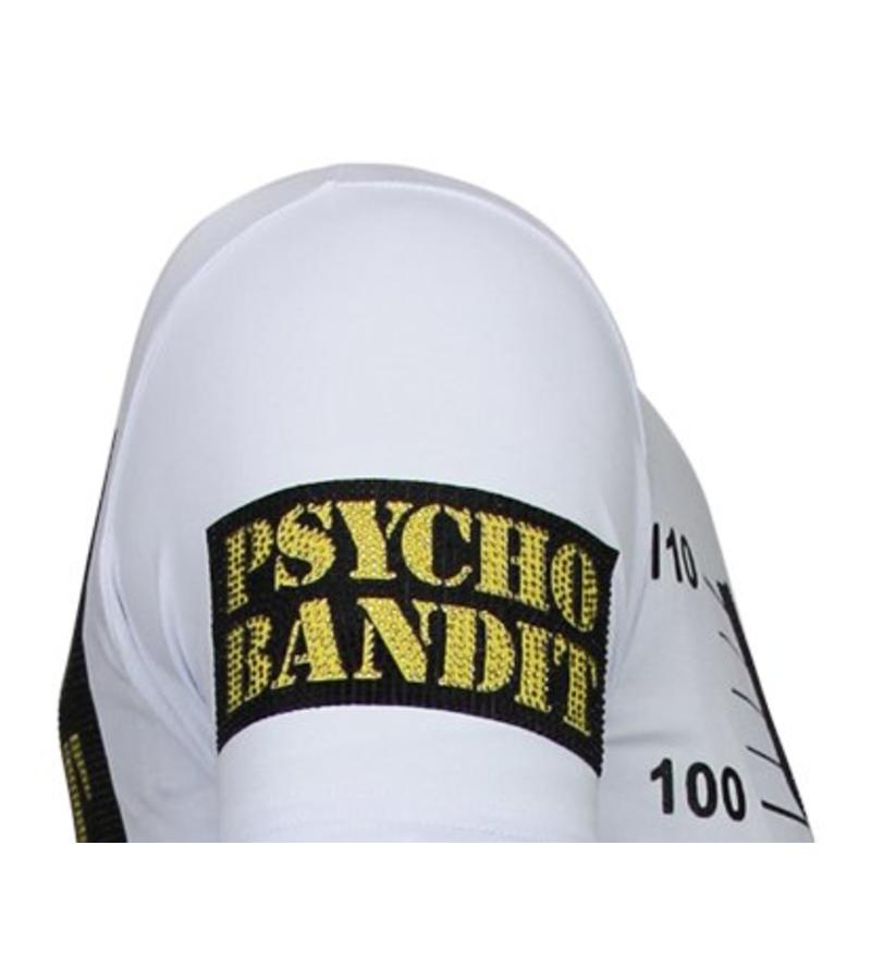Local Fanatic Camisetas - Bad Dog -  Rhinestone Camisetas -  Blanco