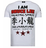 Local Fanatic Camisetas - Fighter Legend - Rhinestone Camisetas -  Blanco