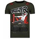 Camisetas - Fighter Legend - Rhinestone Camisetas -  Verde