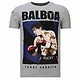 Camisetas - Balboa - Rhinestone Camisetas -  Gris
